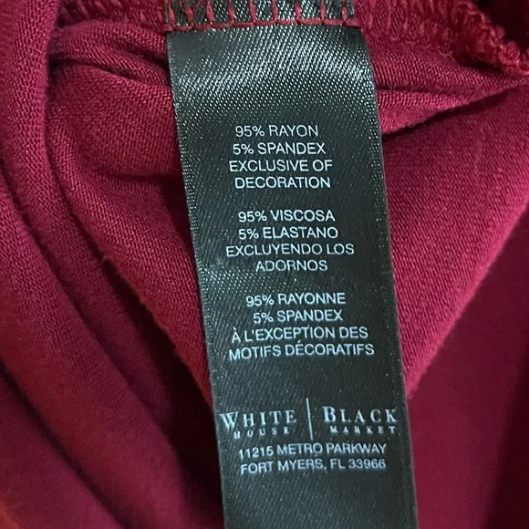WHBM Wrap Front Tee - Picture 5 of 5